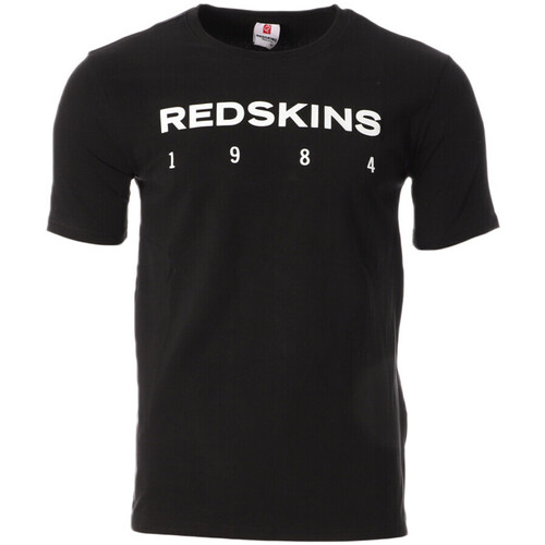 Textil Homem T-Shirt mangas curtas Redskins  Preto