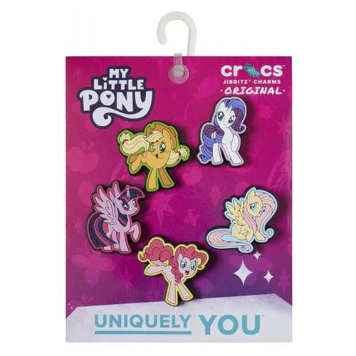 Acessórios Criança Toalha e luva de banho Crocs Jibbitz My Little Pony 5 pack Multicolor