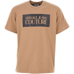 Textil Homem T-Shirt mangas curtas Versace 73GAF01 CJ04F Castanho