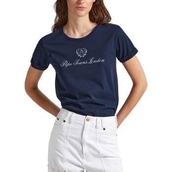 Textil Mulher T-shirts e Pólos Pepe jeans  Azul