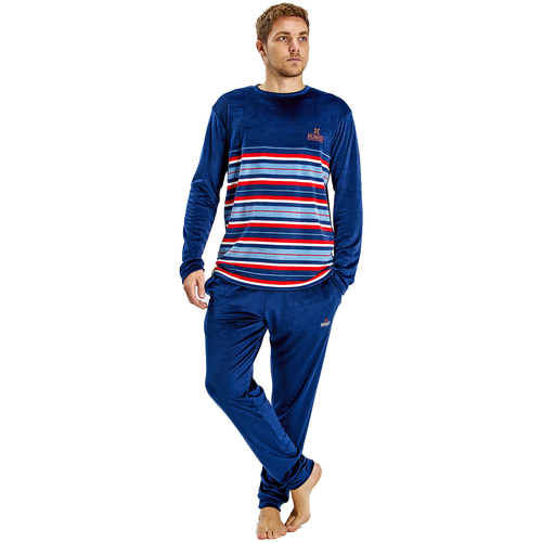 Textil Homem Pijamas / Camisas de dormir Munich MUDP0152 Azul