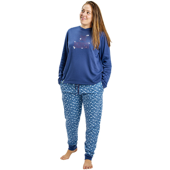 Textil Mulher Pijamas / Camisas de dormir Munich MUDP0200 Azul