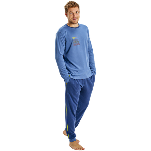Textil Homem Pijamas / Camisas de dormir Munich MUDP0452 Azul
