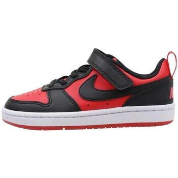 Sapatos Rapaz Sapatilhas Nike camo COURT BOROUGH LOW RECRAFT Vermelho