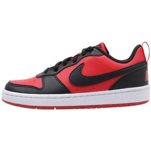 Sapatos Rapaz Sapatilhas crew Nike COURT BOROUGH LOW RECRAFT Vermelho