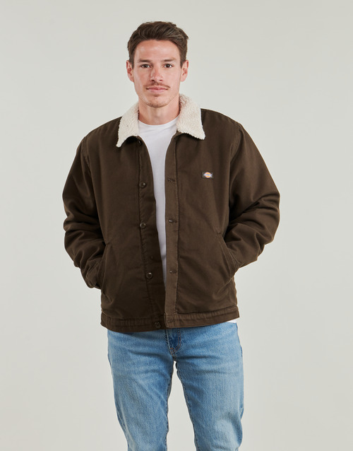 Dickies DICKIES DUCK CANVAS DECK JACKET Castanho