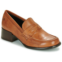 Sapatos Mulher Mocassins JB Martin LOLIE Nappa / Azul petróleo / Conhaque