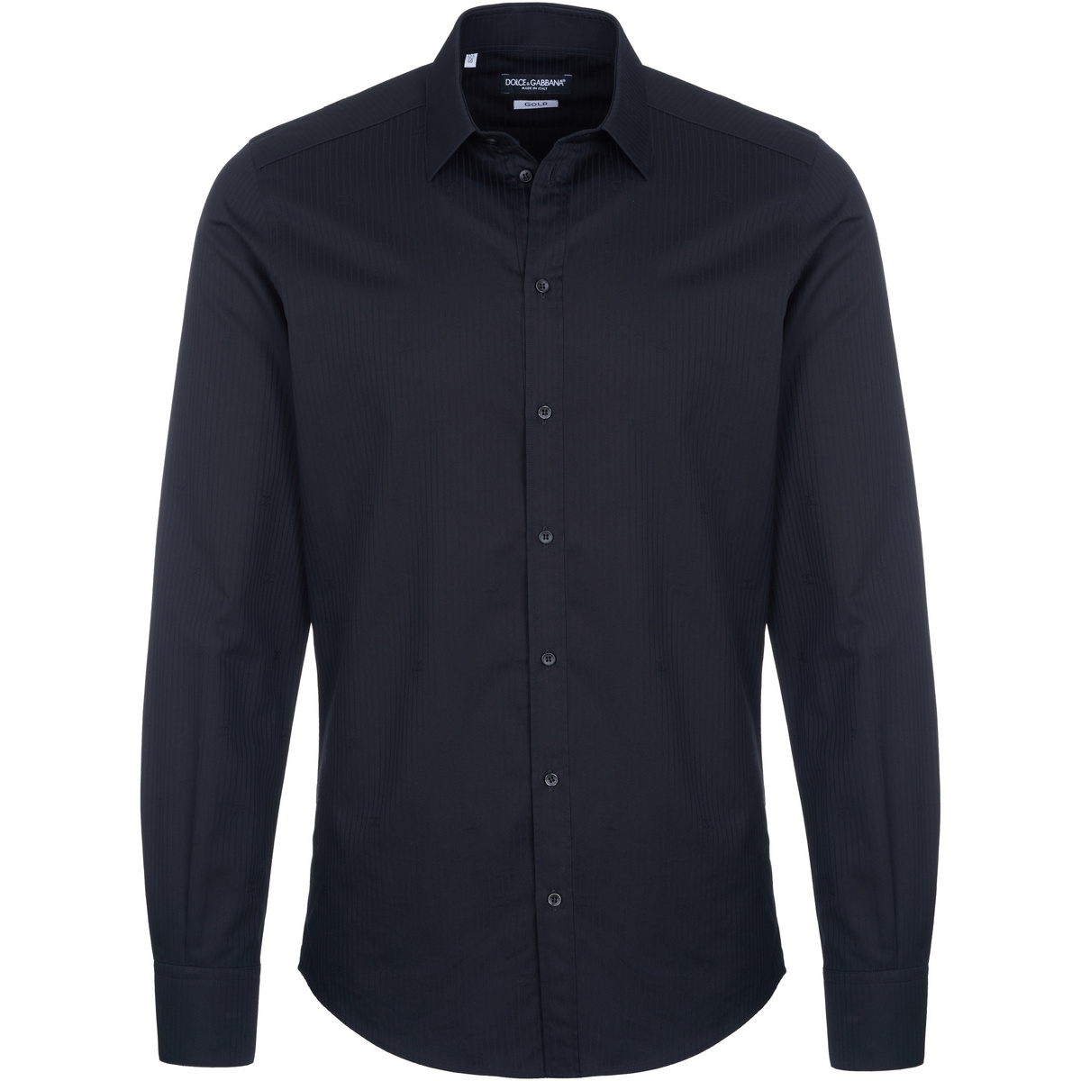 Textil Homem Camisas mangas comprida D&G  Preto