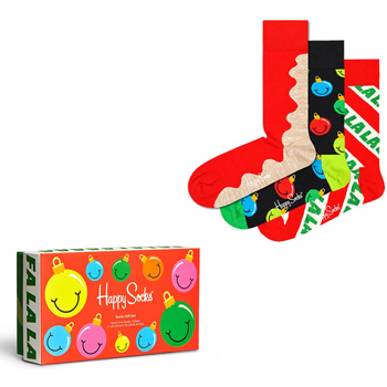 Roupa de interior Meias Happy socks Time for Holiday 3-Pack Gift Box Multicolor