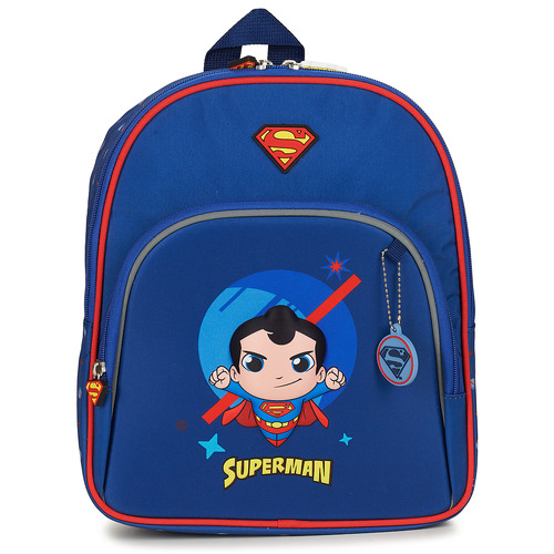Malas Rapaz Pasta Todas as bolsas para homem SUPER FRIENDS SUPERMAN 25 CM Azul
