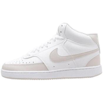Sapatos Mulher Sapatilhas Nike HOME Nikecourt Vision Mid Bege
