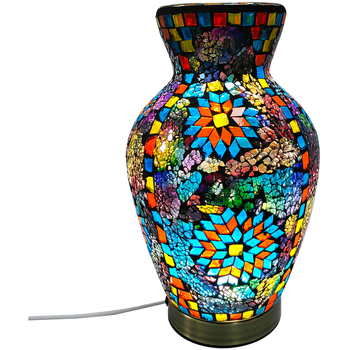 Casa Lâmpadas Signes Grimalt Lâmpada De Vaso Em Mosaico Multicolor