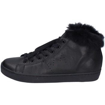 Sapatos Mulher Sapatilhas Leather Crown EY388 Preto