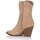 Sapatos Mulher Botas de equitação Calzados Buonarotti 2A-1410 Bege