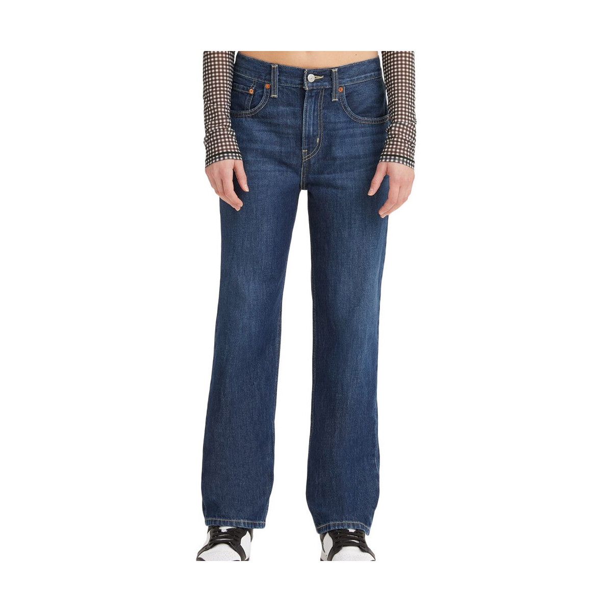Textil Mulher Calças Jeans Levi's  Azul