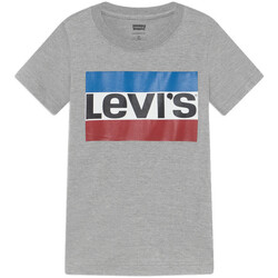 Textil Rapariga T-shirts e Pólos Levi's  Cinza