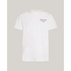 Textil Homem T-Shirt mangas curtas Tommy Hilfiger DM0DM18265YBR Branco