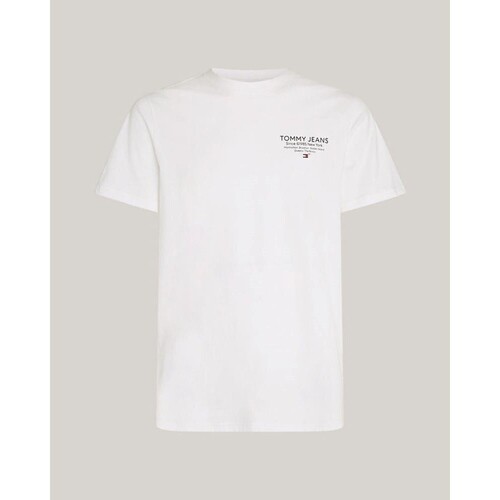 Textil Homem T-Shirt mangas curtas Tommy Hilfiger DM0DM18265YBR Branco