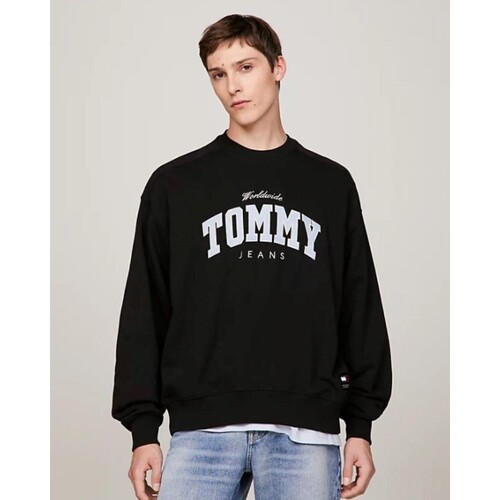 Textil Homem Sweats Tommy Hilfiger DM0DM18386BDS Preto