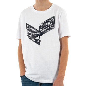 Textil Rapaz T-Shirt mangas curtas Kaporal  Branco