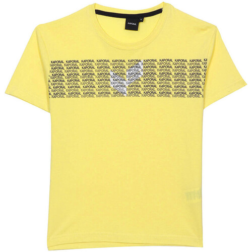 Textil Rapaz T-Shirt mangas curtas Kaporal  Amarelo
