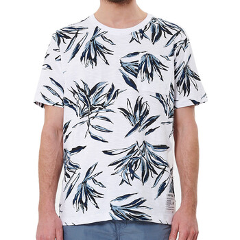 Textil Homem T-Shirt shirt curtas Kaporal  Branco