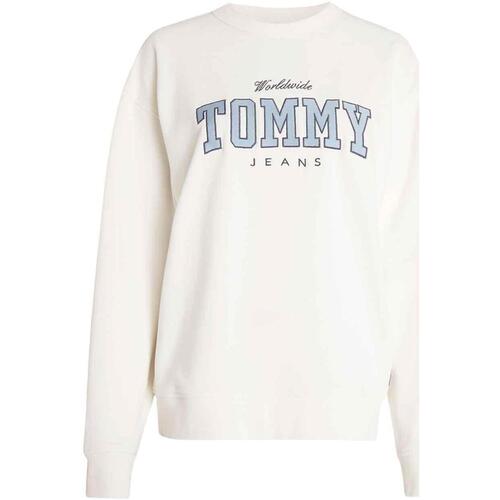 Textil Mulher Sweats Tommy Jeans  Branco