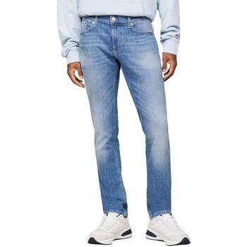 Textil Homem Calças de ganga Tommy Sandale Jeans  Azul