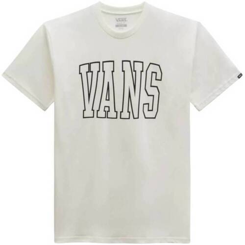 Textil Homem Camisas mangas curtas Vans ARCHED LINE SS Branco