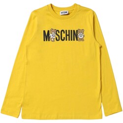 Textil Rapaz T-shirt mangas compridas Moschino HUO00RLAA20 Amarelo