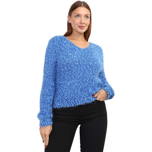 Textil Mulher camisolas La Modeuse 68960_P160849 Azul