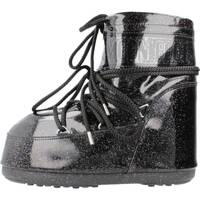 Sapatos Mulher Botas Moon Boot MB ICON LOW GLITTER Preto