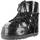 Sapatos Mulher Botas Moon Boot MB ICON LOW GLITTER Preto