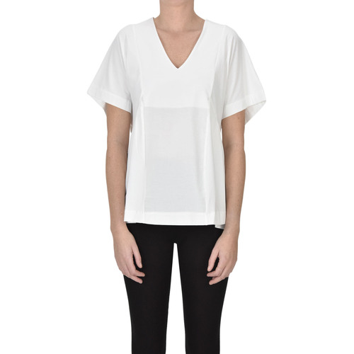 Textil Mulher T-shirts e Pólos Alpha Studio TPS00003004AE Branco