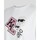 Textil Mulher Scotch & Soda Gestreiftes T-Shirt mit Rundhalsausschnitt 240W1727 OVERSIZED IKONIK VARSITY TEE Branco