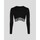 Textil Mulher camisolas Karl Lagerfeld 240W1716 SEAMLESS LOGO Preto