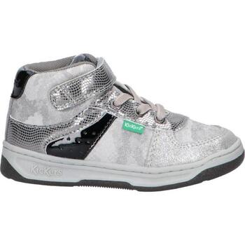 Sapatos Rapariga Sapatilhas Kickers 910874-30 KICKALIEN Prata
