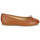 Sapatos Mulher Sabrinas mede-se na parte mais larga abaixo da cintura, ao nível das nádegas JAYNA-FLATS-CASUAL Conhaque