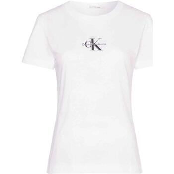 Textil Mulher T-shirts e Pólos Купальник calvin klein choice  Branco