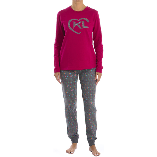 Textil Mulher Pijamas / Camisas de dormir Kisses&Love KL45223 Multicolor
