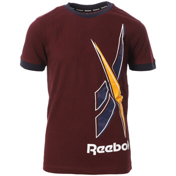 Textil Rapaz T-Shirt mangas curtas Reebok Zapatilla Sport  Vermelho