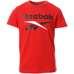 Textil Rapaz T-shirts e Pólos Reebok Sport  Vermelho