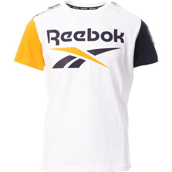 Textil Rapaz T-shirts Wrap e Pólos Reebok Sport  Branco