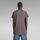 Textil Homem button-up long-sleeved polo shirt D16396 B353 LASH-G077 RABBOT Violeta
