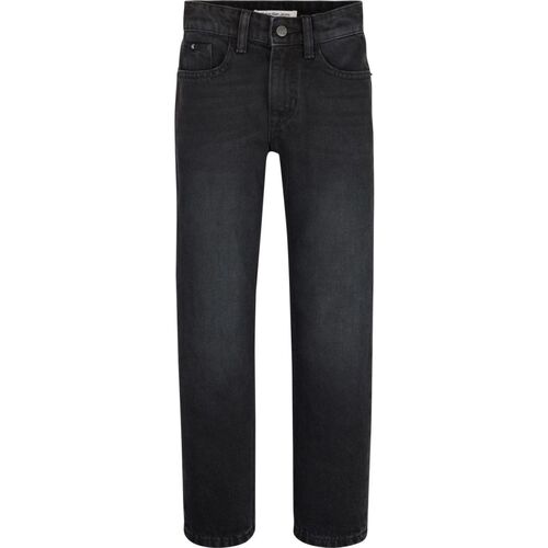 Textil Rapaz Calças de ganga Calvin women Klein Jeans IB0IB01788-WASHED BLACK Preto