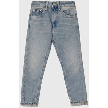 Textil Rapaz PAIGE Cropped Jeans for Women Calvin Klein Jeans IB0IB01778-DAD LIGHT WASH BLUE Azul