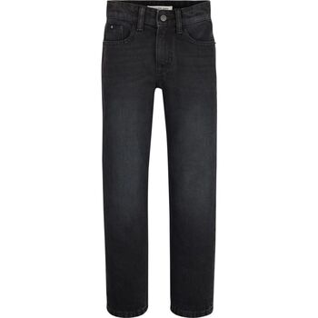 Textil Rapaz Новые брюки gloria jeans Calvin Klein Jeans IB0IB01788-WASHED BLACK Preto