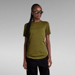 Textil Mulher T-shirts e Pólos G-Star Raw D24216-4107 AUTOGRAPH SLIM TOP-C744 DARL OLIVE Verde