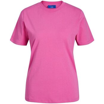 Textil Mulher T-shirts Vianney e Pólos Jjxx 12200182 ANNA-CARMINE ROSE Rosa