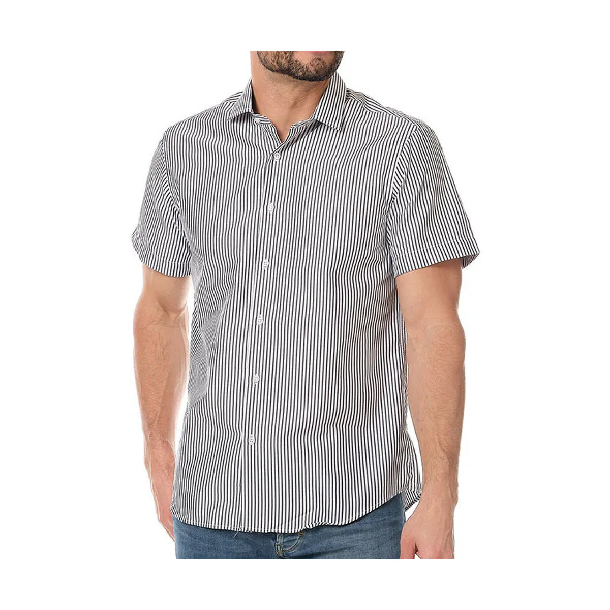 Textil Homem Camisas mangas curtas Sinequanone  Preto